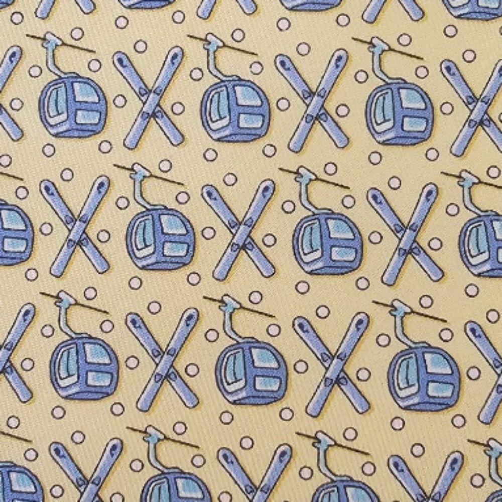 VINEYARD‎ VINES Silk Ski Lift Printed Tie
